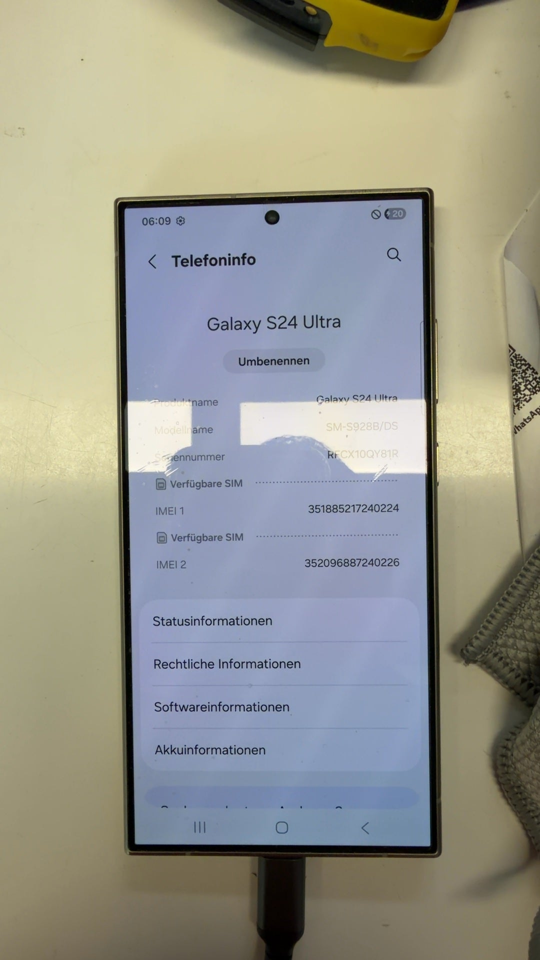 Samsung Galaxy S24 Ultra 256GB Hauptbild