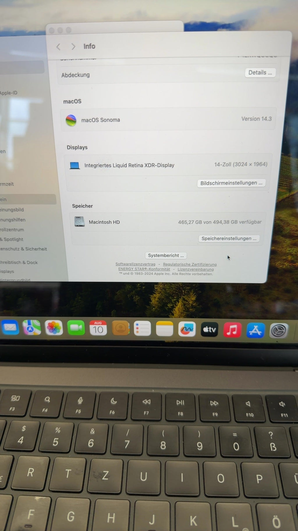 MacBook Pro M3 Pro 18GB RAM 512GB SSD
