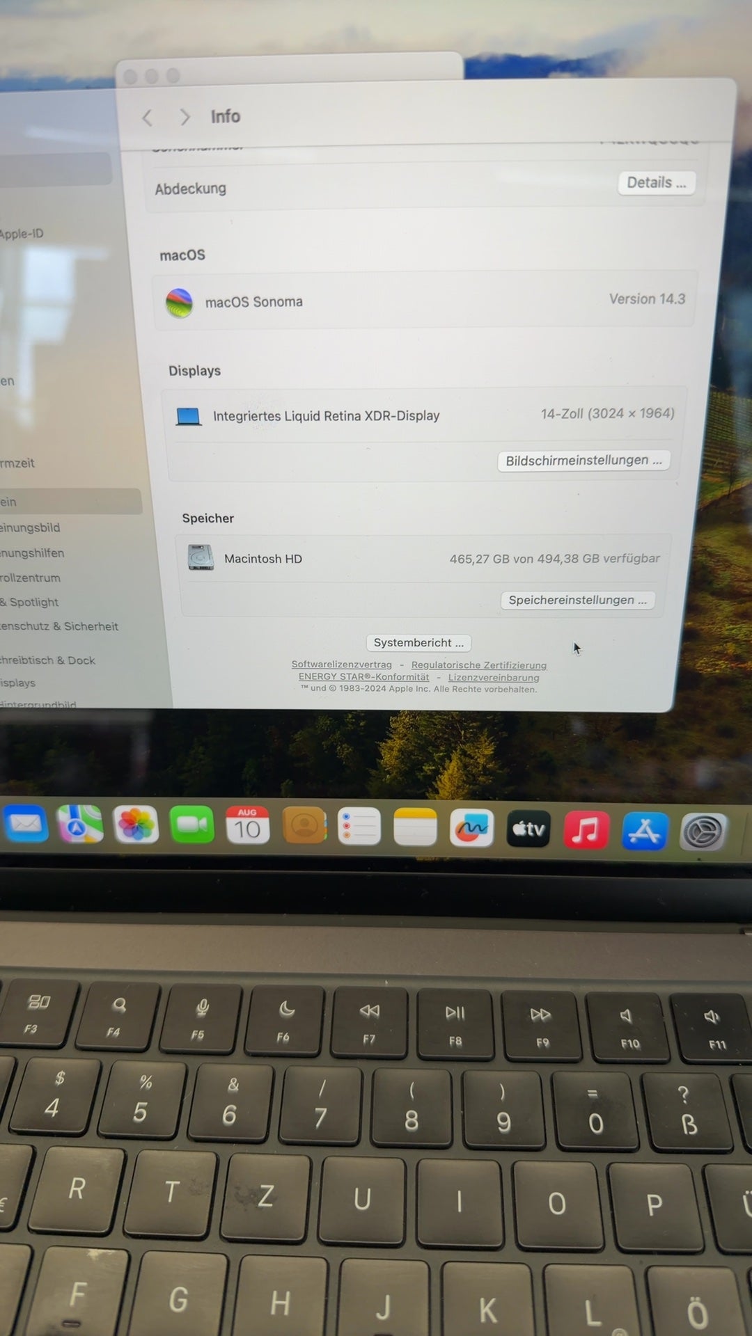 MacBook Pro M3 Pro 18GB RAM 512GB SSD