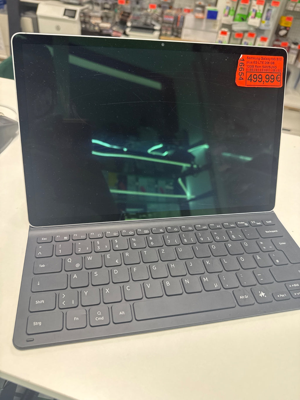 Samsung Galaxy tab S10 plus 5G LTE 256 GB 12GB Ram SAMSUNG Keyboard Book Cov. Farbe Silbe ohne OVP