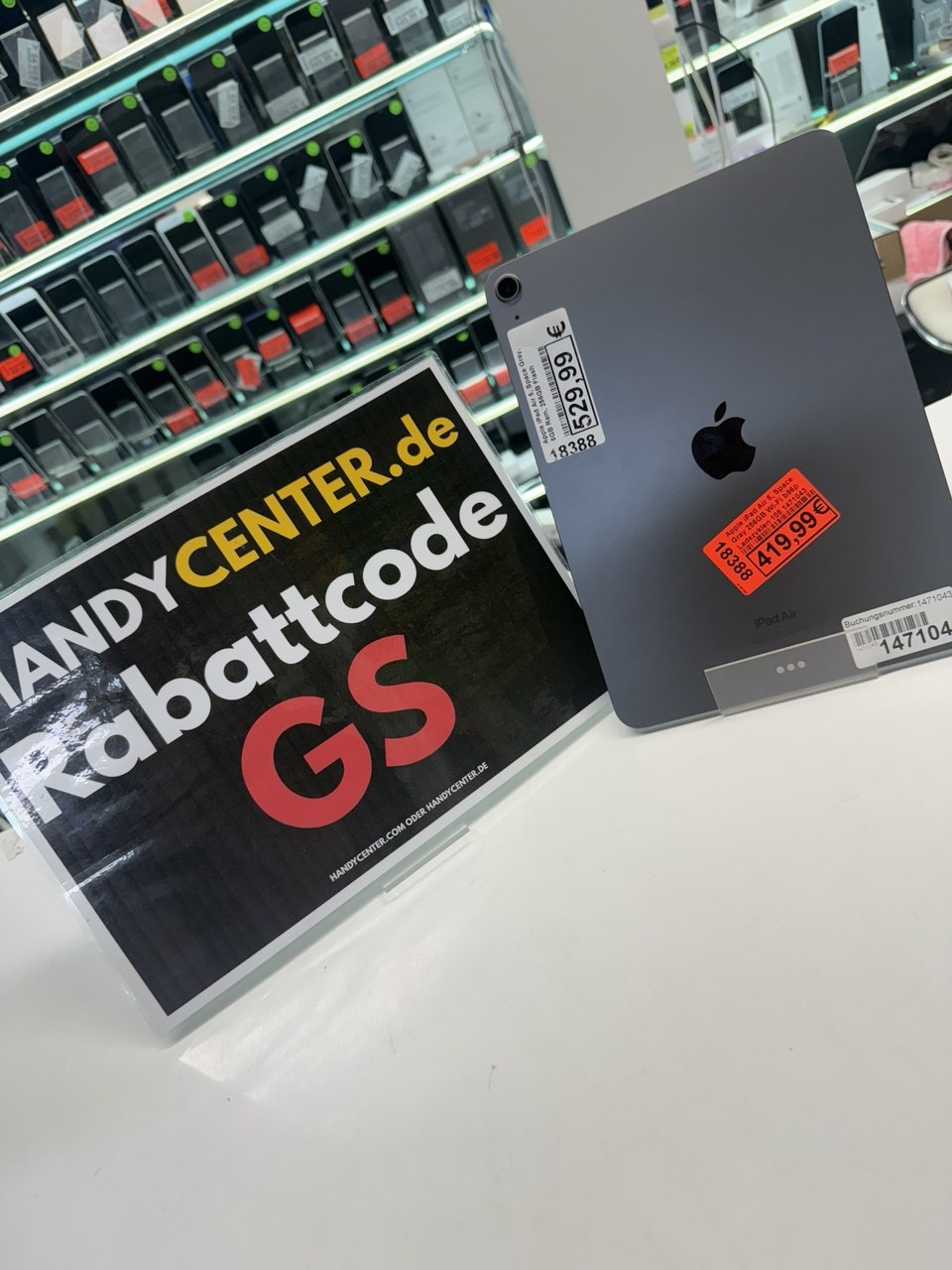 Apple iPad Air 5, Space Gray | Heute angekauft 12.04. 23:08 | Preis? 📞 0175 90 777 77 Hauptbild