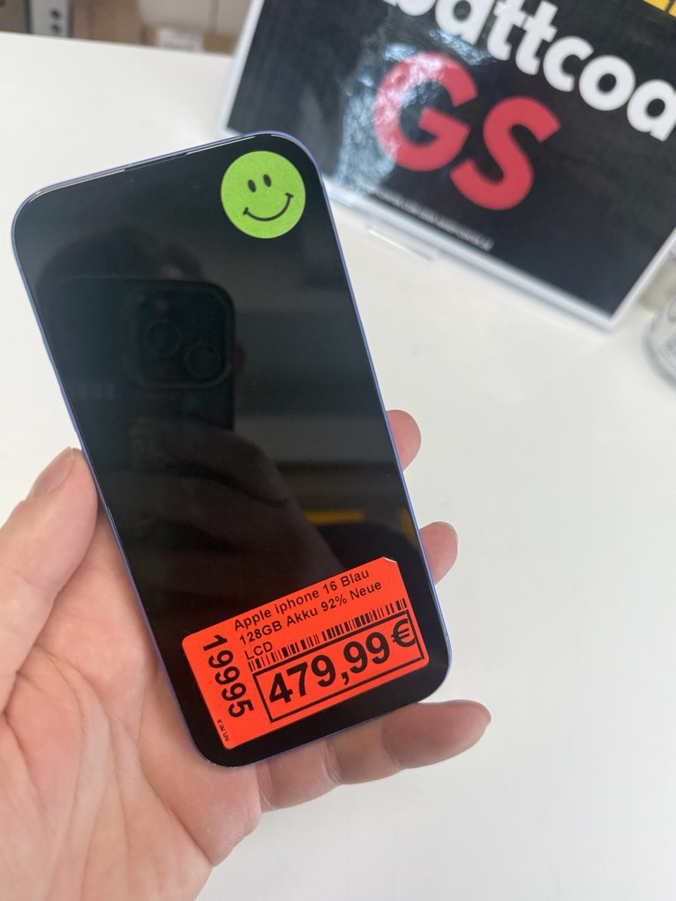 Apple iPhone 16 blau, 128GB | Heute angekauft 13.04. 03:40 | Preis? 📞 0175 90 777 77