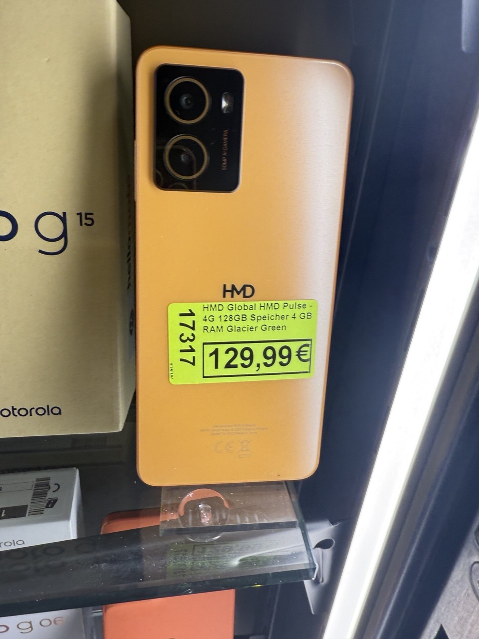 HMD Pulse Smartphone 128GB Glacier Green Hauptbild