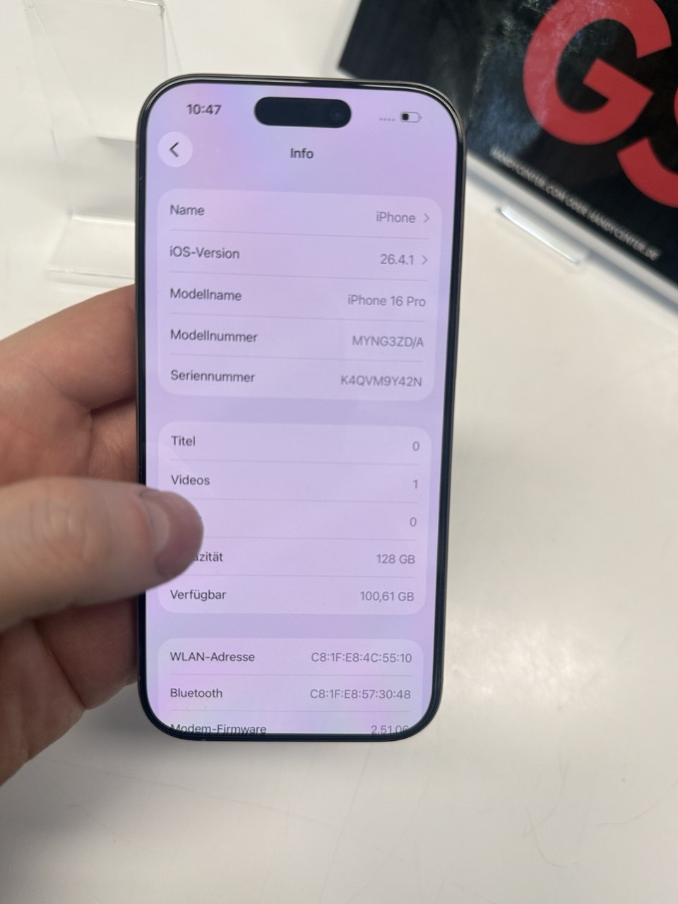 Apple iPhone 16 Pro, Silber Zweitbild