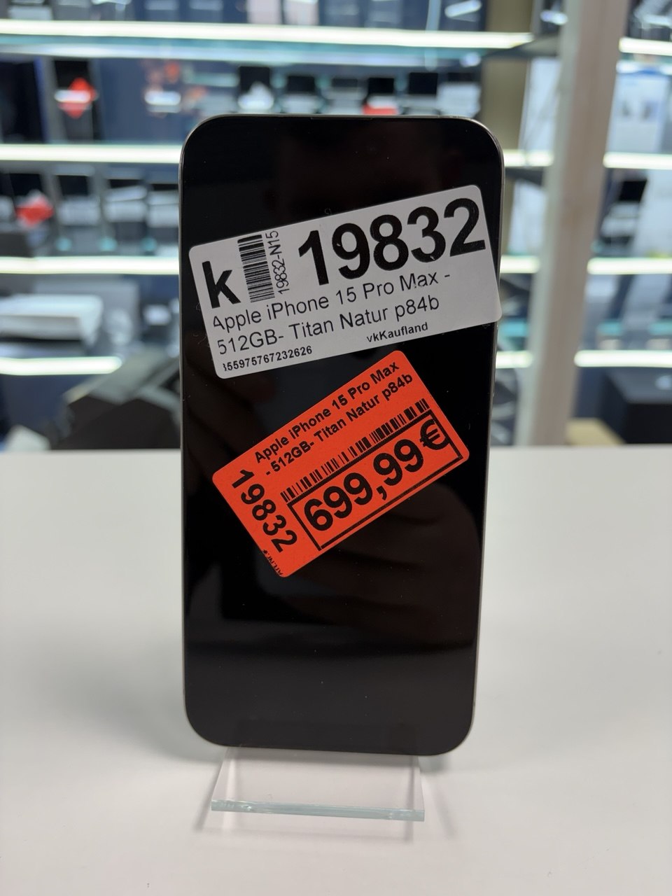 Apple iPhone 14 Pro Max, Titan Natur