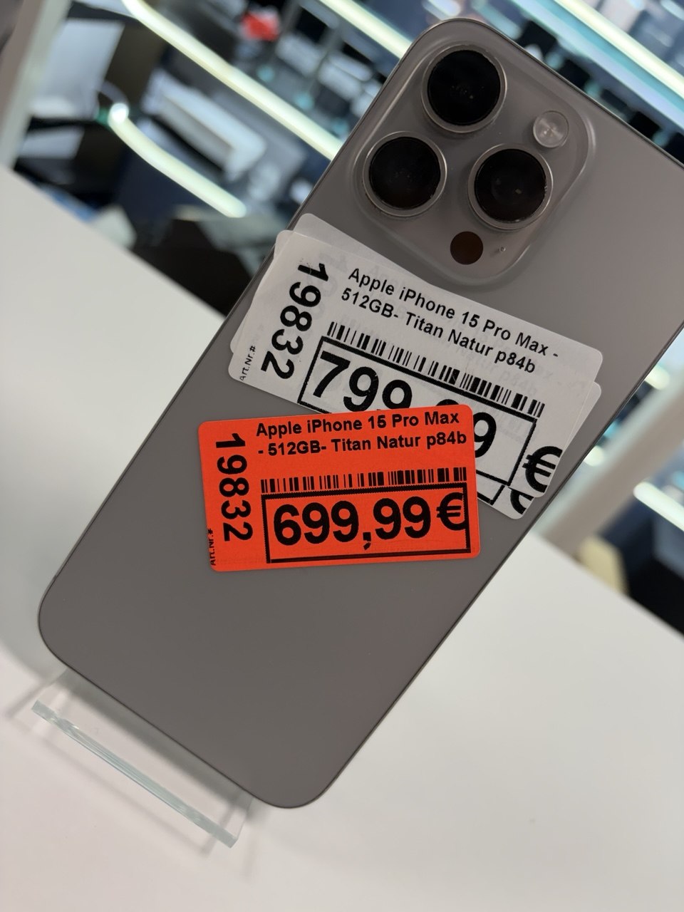 Apple iPhone 14 Pro Max, Titan Natur