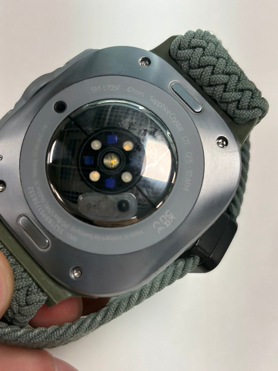 Michaels-Passage Smartwatch schwarz mit grauem Armband Zweitbild