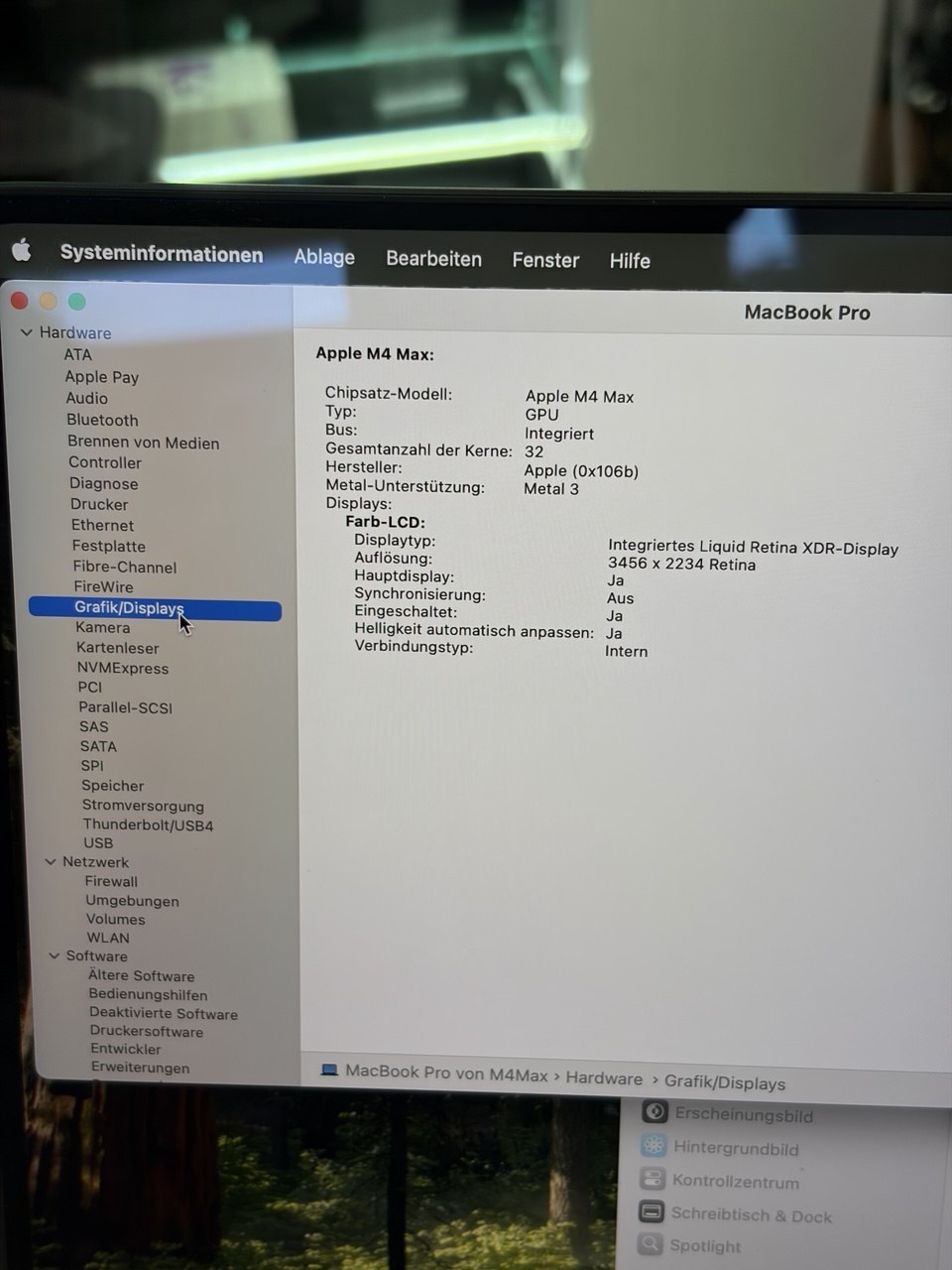 Apple MacBook Pro 16" M4 Max, 36GB, Space Grau