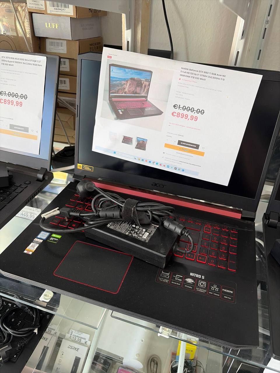 Acer Nitro 5 Gaming Laptop Intel Core i7 (10. Gen, ) Hauptbild