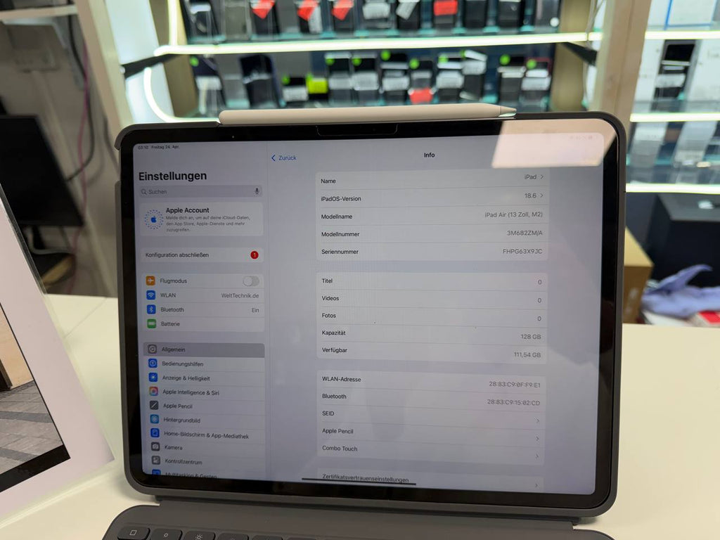 Apple iPad Air 13 Zoll M2 Tablet