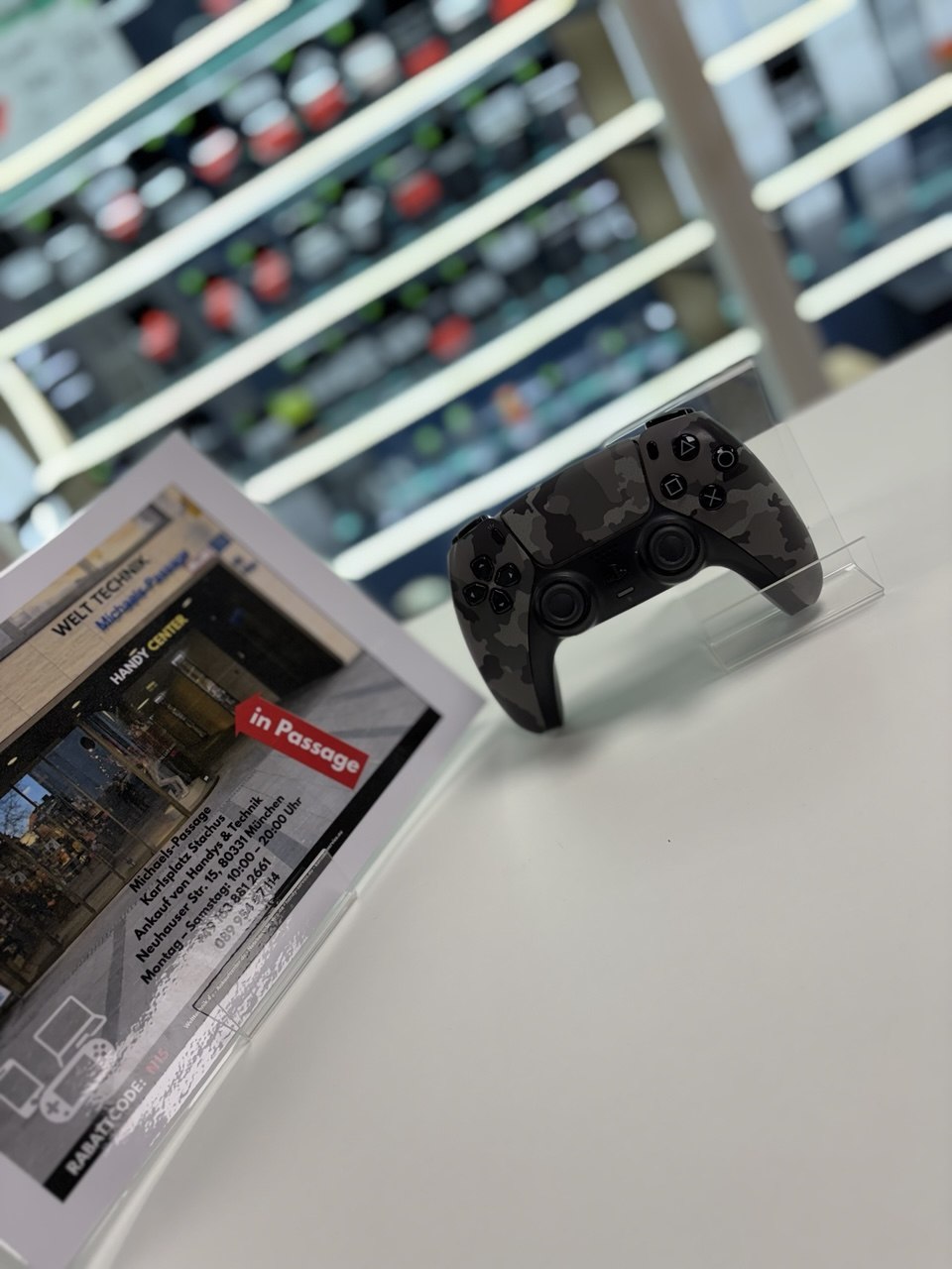 PlayStation DualSense Controller Grey Camouflage