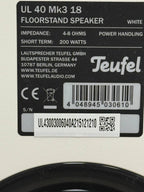 Teufel UL 40 ACTIVE Mk2 18 Standlautsprecher, weiß