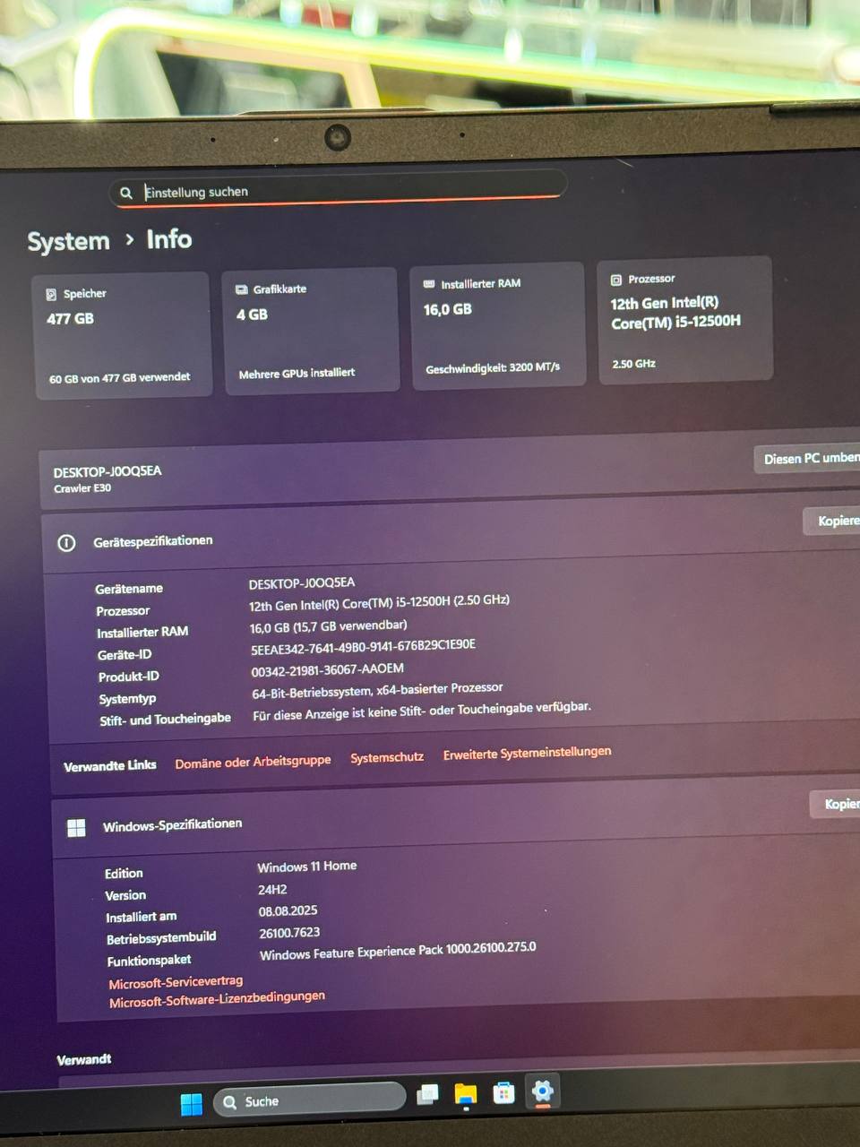 Medion CRAWLER E30 Intel Core i5 12th Gen