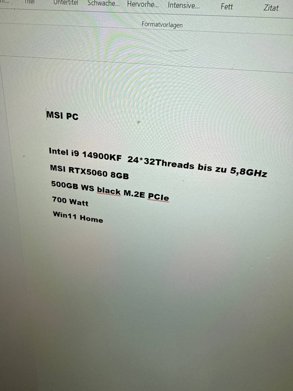 MSI Gaming PC Desktop-Computer, 3.499,99€