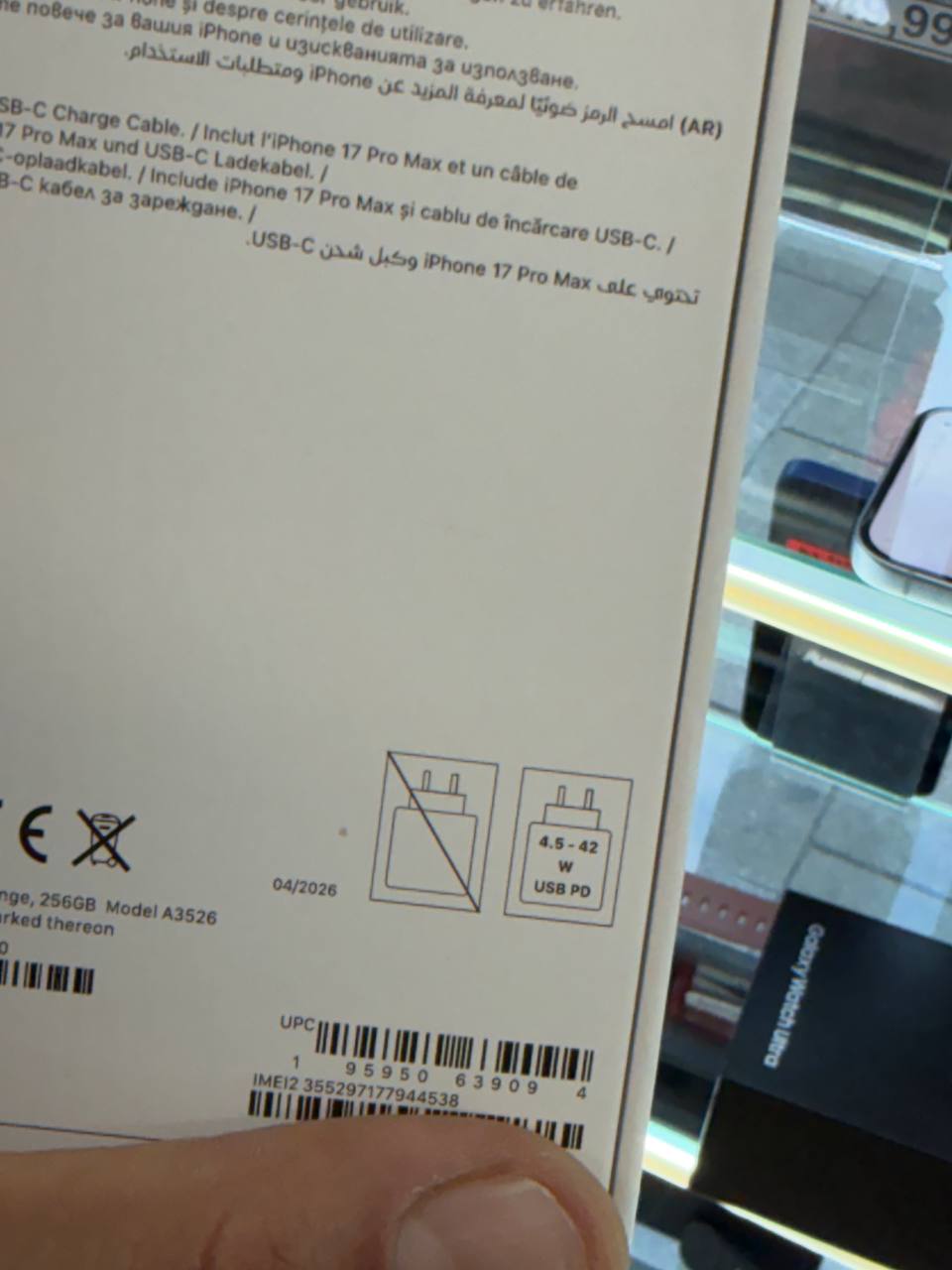 Produktinformationen Produktname: iPhone (Dummy/Display-Modell) Zweitbild