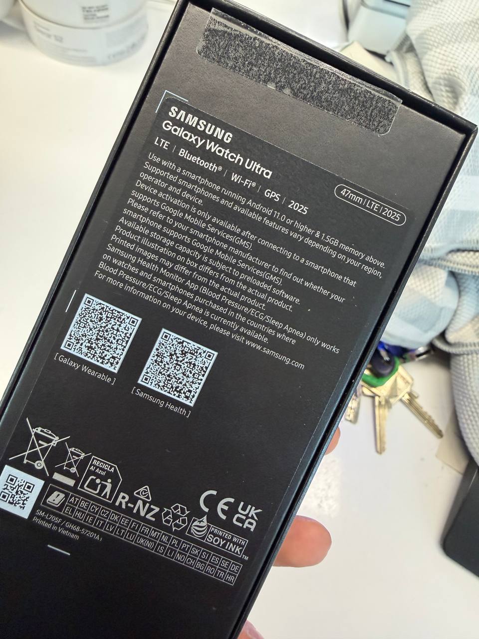 Samsung Galaxy Watch Ultra SM-L705, 47mm LTE Titanium Silver Zweitbild