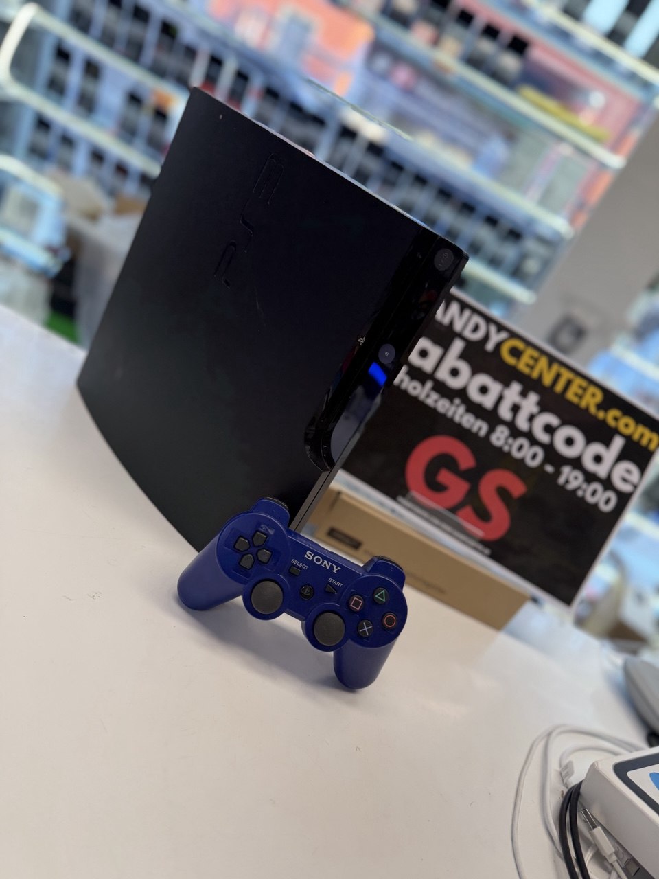 PlayStation 2 Slim SCPH- mit DualShock 2 Controller Zweitbild