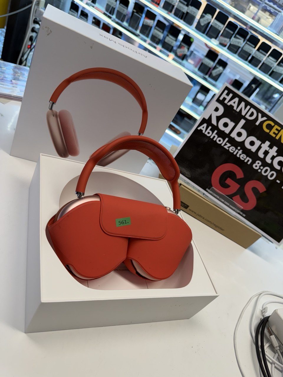 Apple AirPods Max mit Smart Case, Orange/Rot