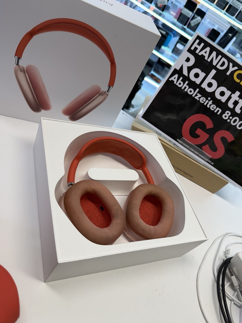 Apple AirPods Max mit Smart Case, Orange/Rot