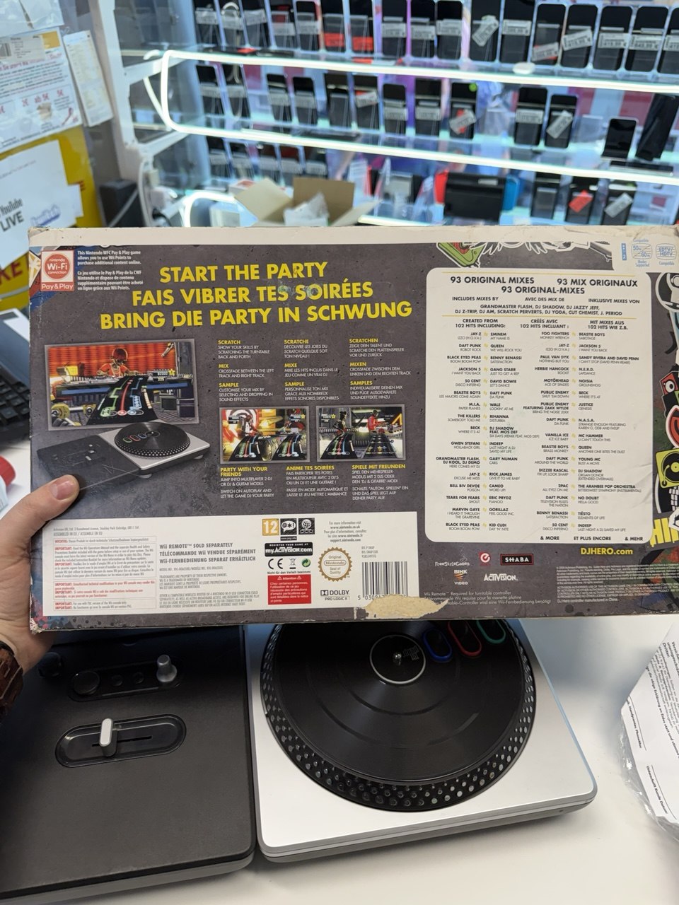 DJ Hero Turntable Bundle für Nintendo Wii