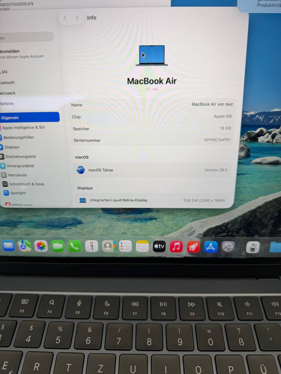 Apple MacBook Air M5 mit 16 GB RAM Zweitbild