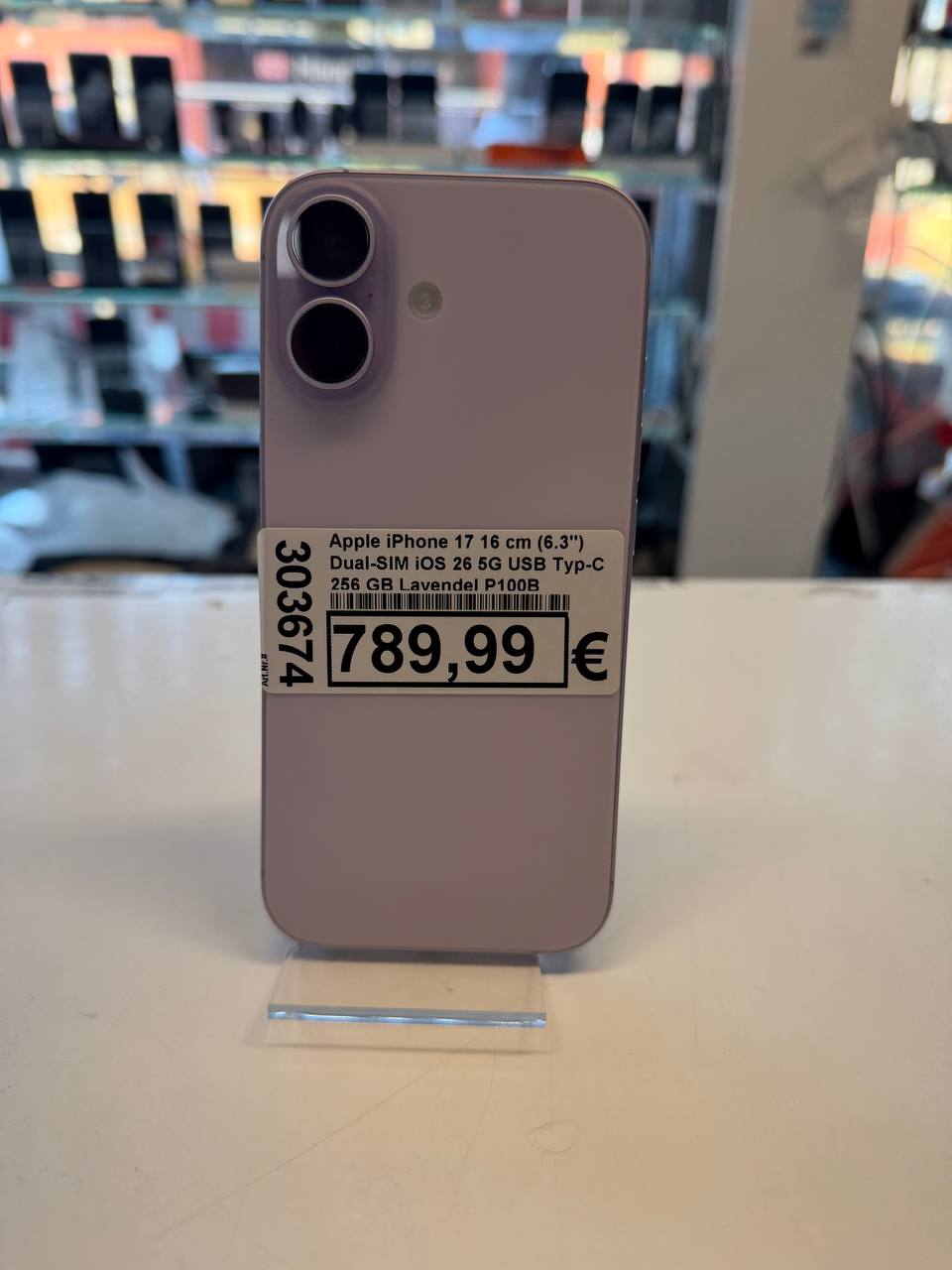Apple iPhone 17, 6.3", 256 GB, Mauve Hauptbild