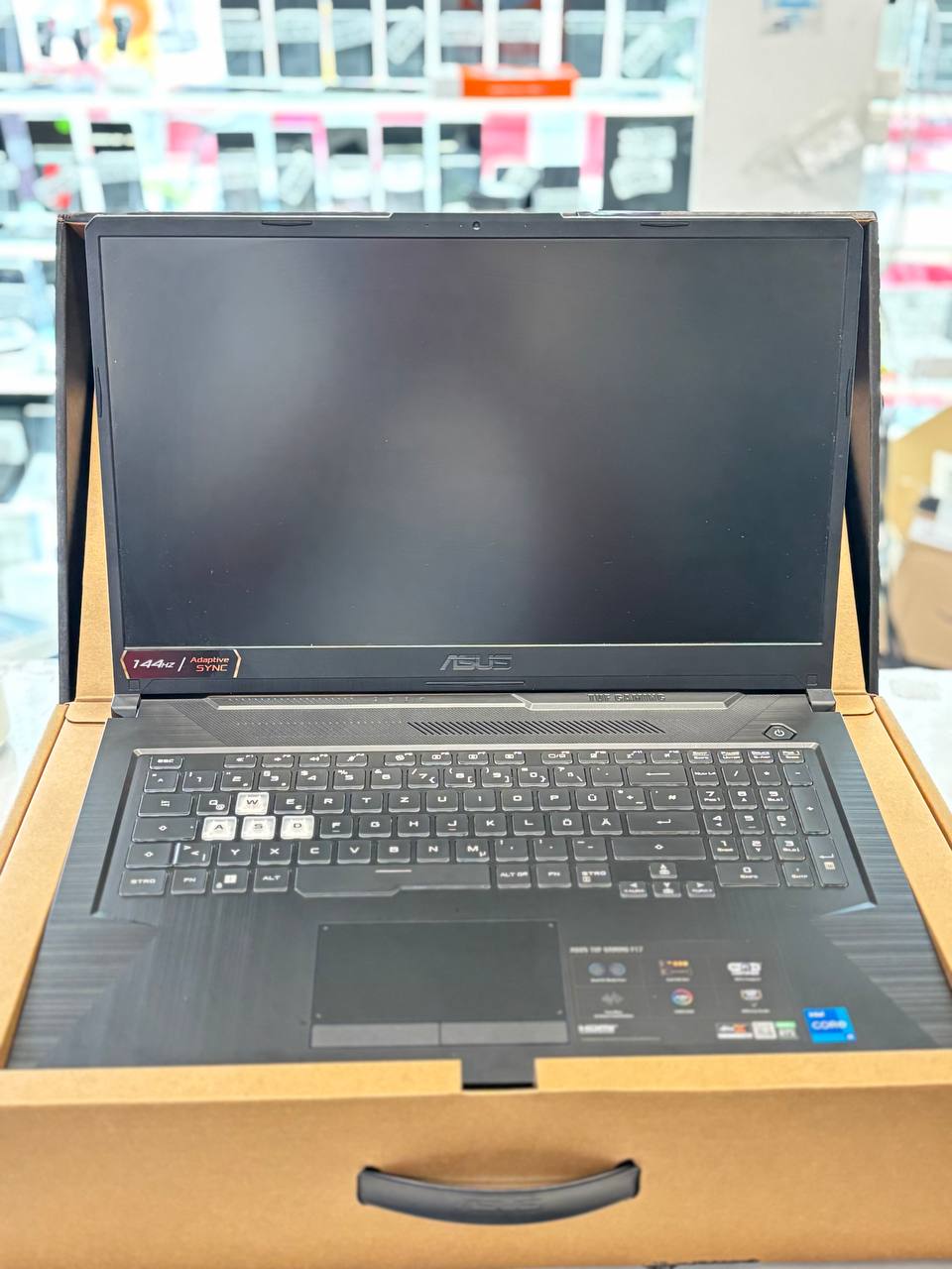 ASUS FX706H Gaming Laptop, 15,6" FHD 144Hz, Intel Core i5 Hauptbild