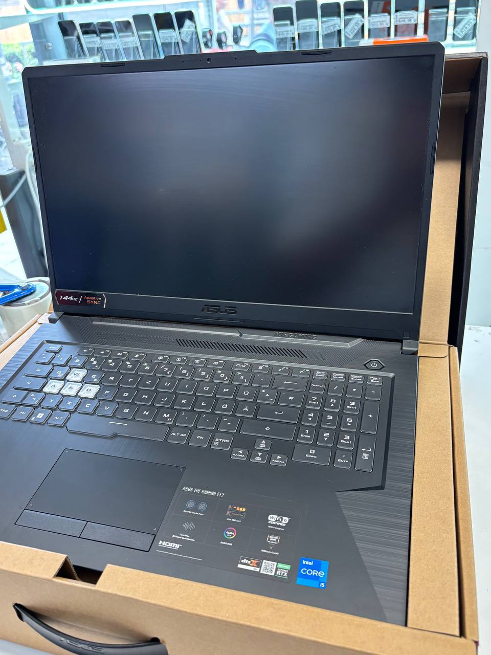 ASUS FX706H Gaming Laptop, 15,6" FHD 144Hz, Intel Core i5 Zweitbild