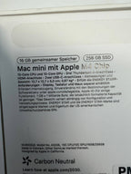 Apple Mac mini mit M4 Chip, 10-Core CPU