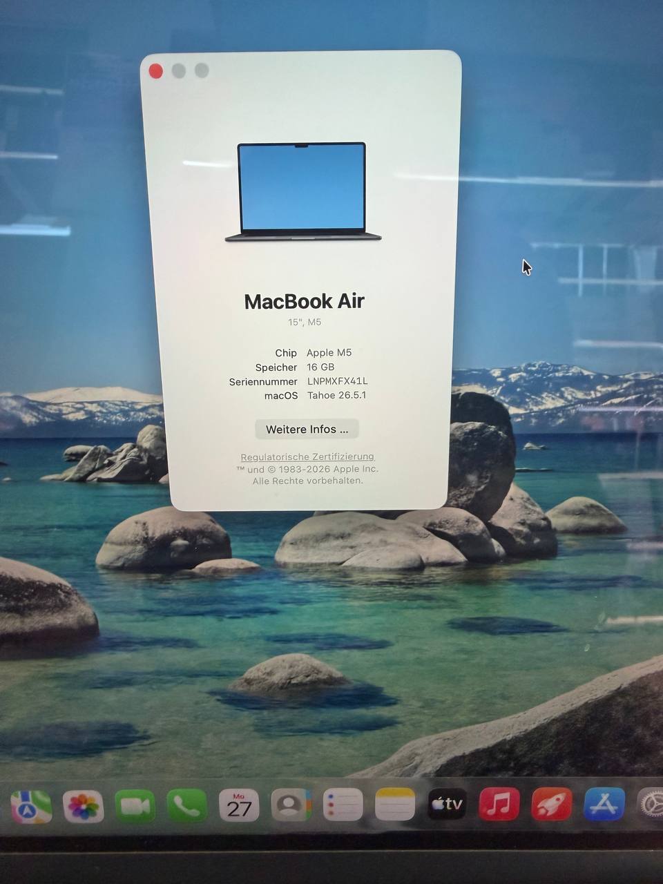Apple MacBook Air 15" M5 Notebook Hauptbild