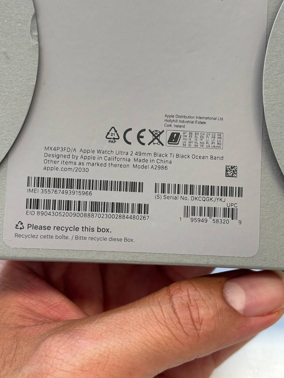 Apple Watch Ultra 2, 49mm, Space Black Zweitbild