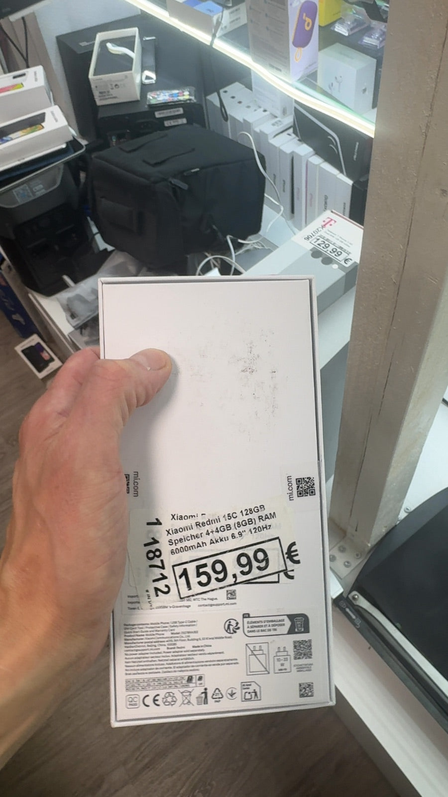 Xiaomi Redmi 15C 128GB Speicher 4+4GB (8GB) RAM 6000mAh Akku 6.9" 120Hz Schwarz