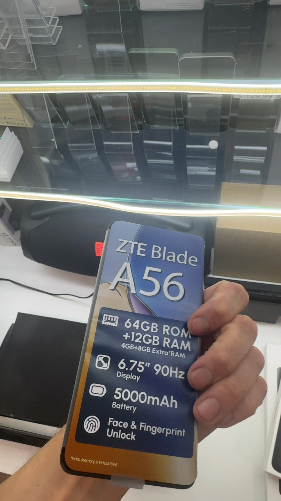 ZTE Blade A56 64GB Speicher 4GB RAM Schwarz Black