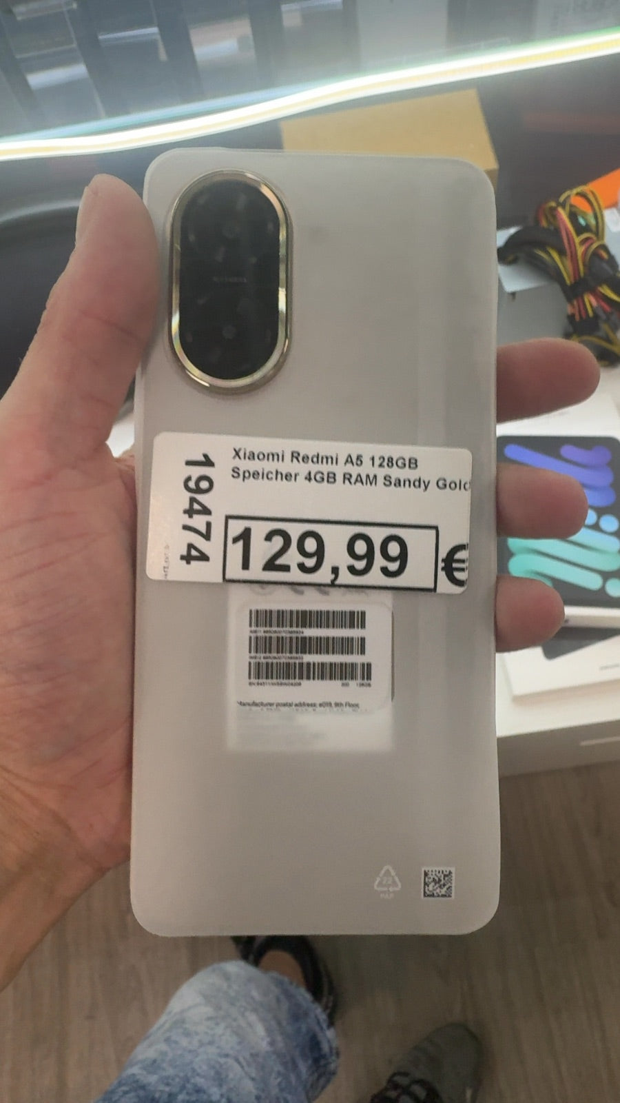 Xiaomi Redmi A5 128GB Speicher 4GB RAM Sandy Gold