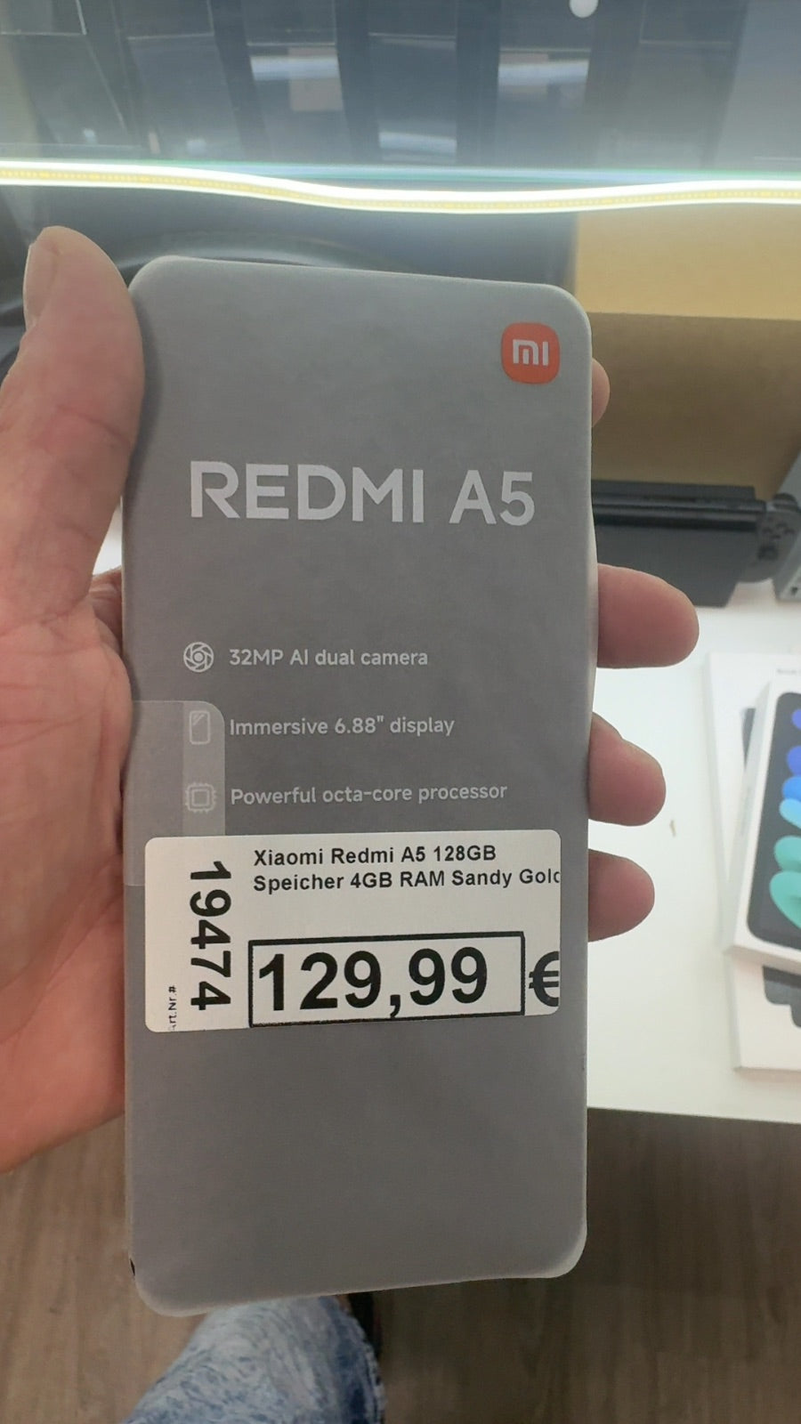 Xiaomi Redmi A5 128GB Speicher 4GB RAM Sandy Gold