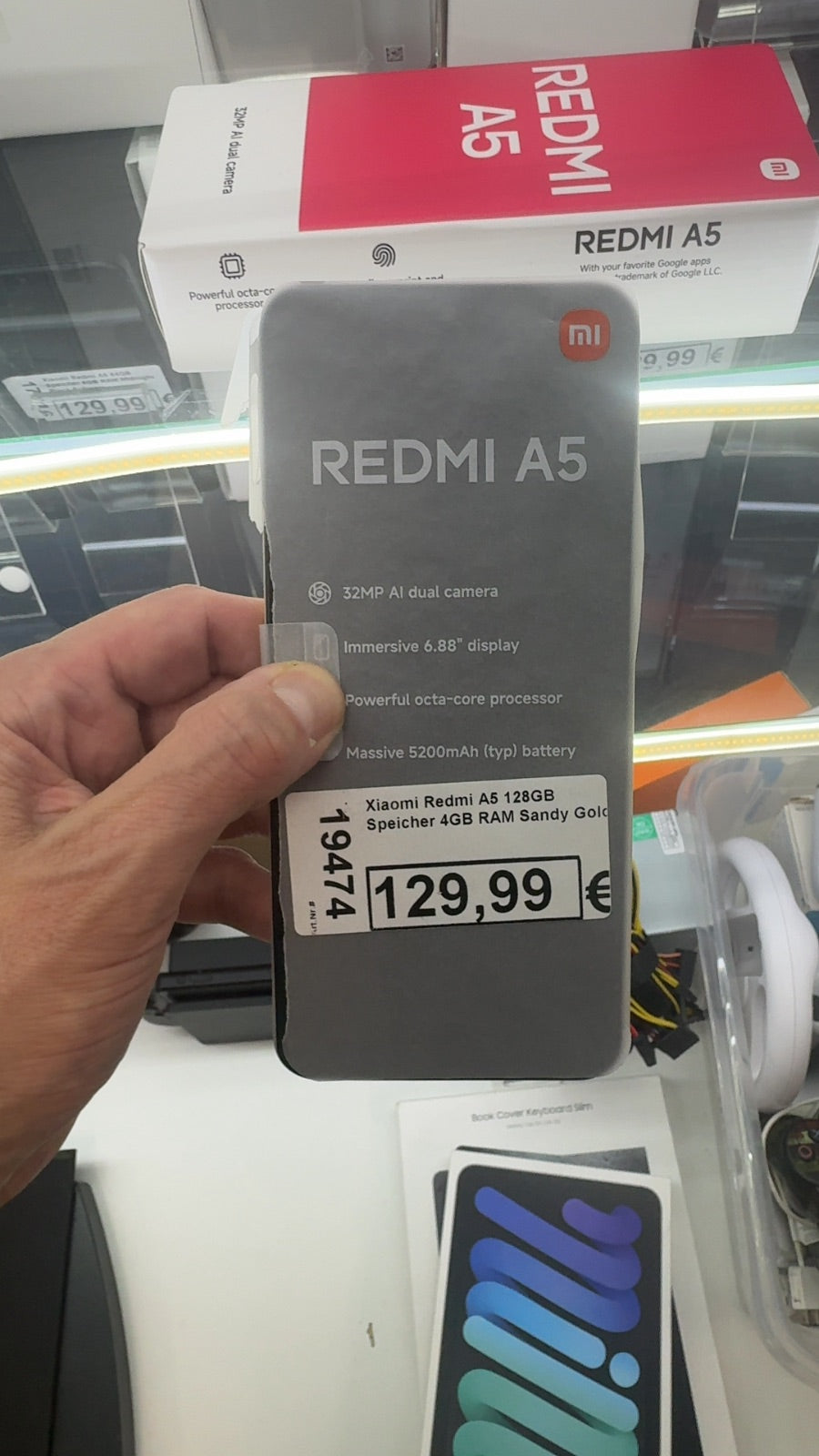 Xiaomi Redmi A5 128GB Speicher 4GB RAM Sandy Gold