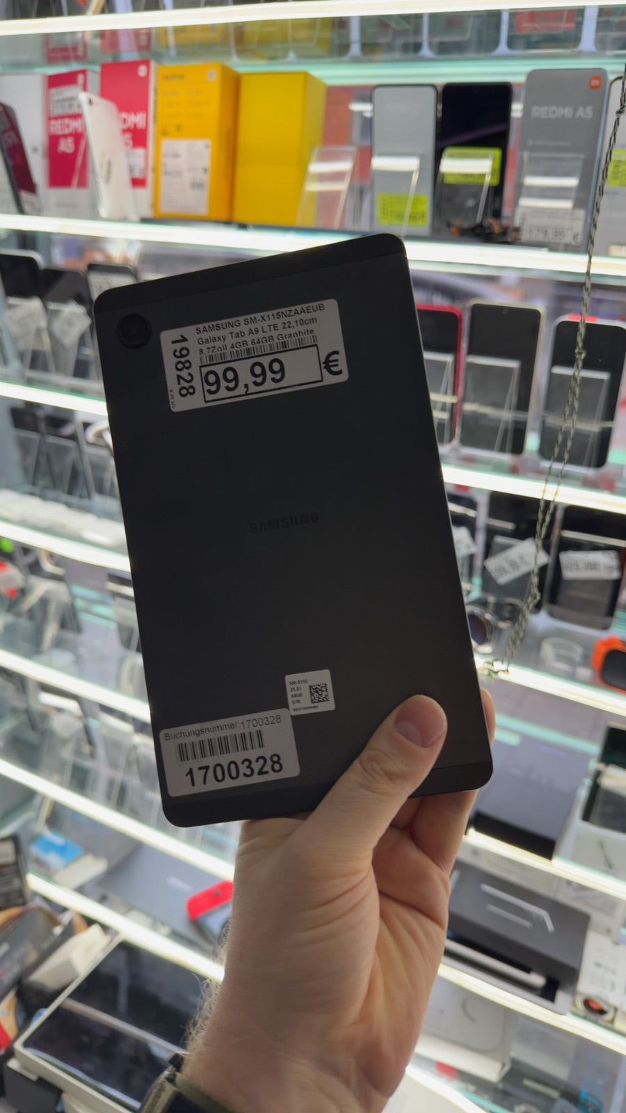 SAMSUNG SM-X115NZAAEUB Galaxy Tab A9 LTE 22,10cm 8,7Zoll 4GB 64GB Graphite