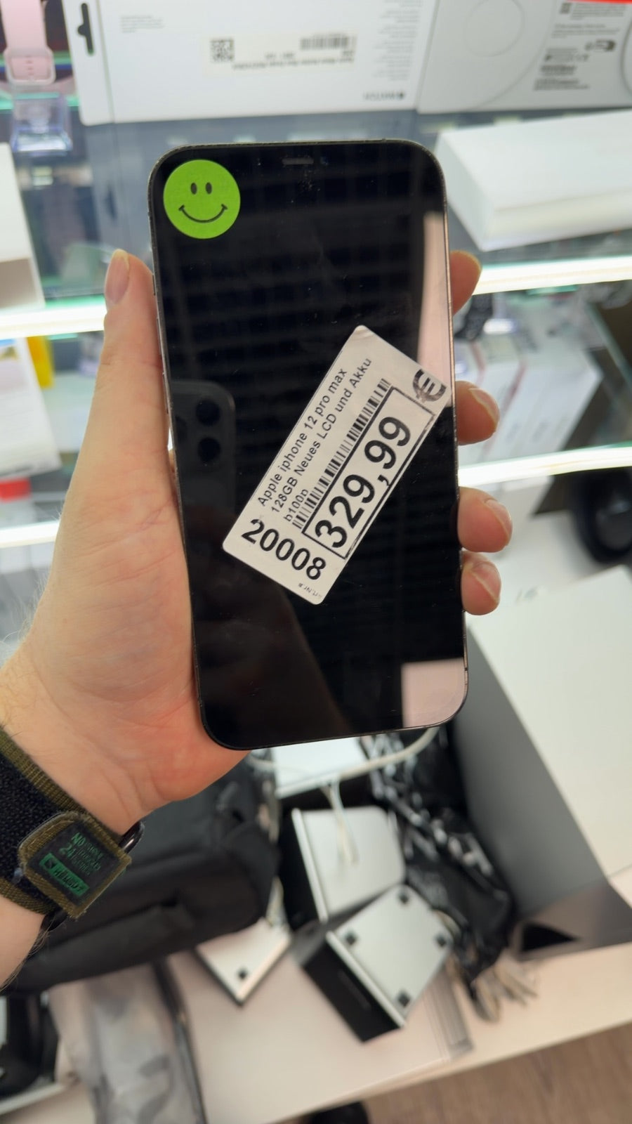 Apple iphone 12 pro max 128GB Neues LCD und Akku  b100p