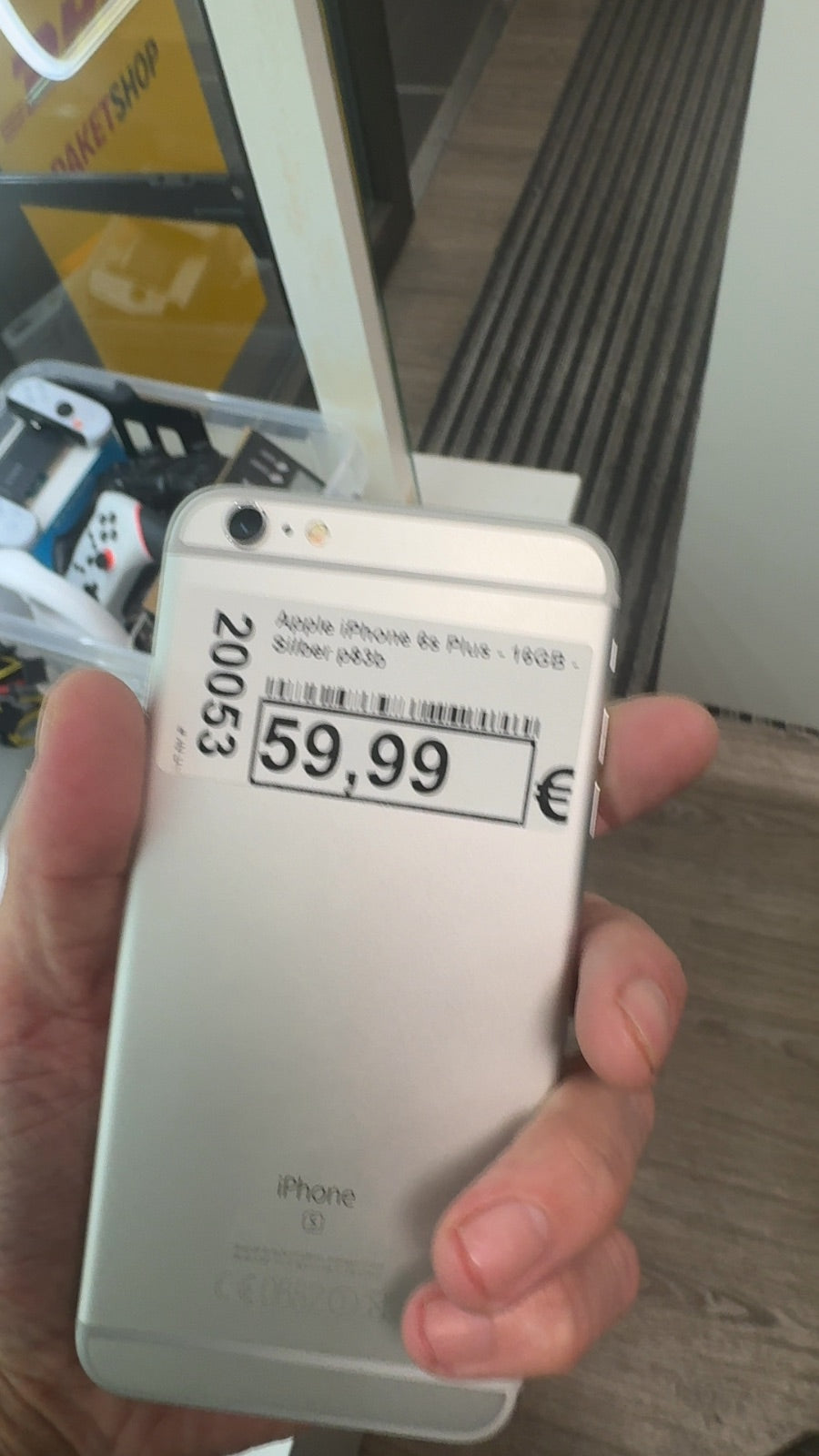 Apple iPhone 6s Plus - 16GB - Silber p83b