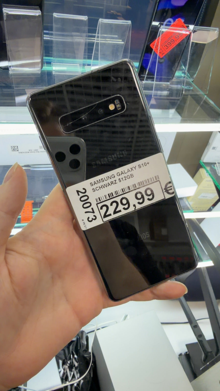 SAMSUNG GALAXY S10+ SCHWARZ 512GB Hauptbild