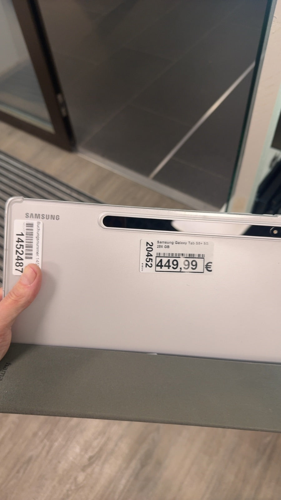 Samsung Galaxy Tab S8+ 5G 256 GB Silber