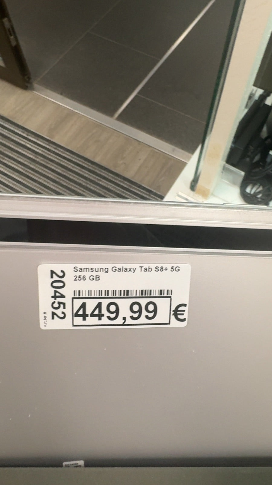 Samsung Galaxy Tab S8+ 5G 256 GB Silber