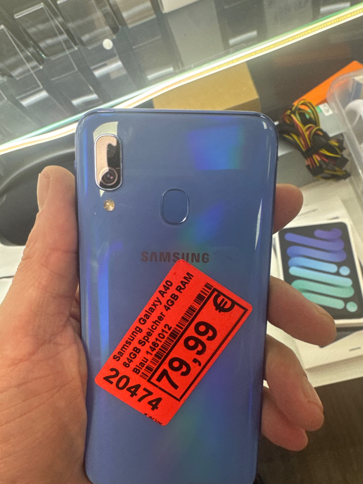 Samsung Galaxy A40 64GB Speicher 4GB RAM Blau 1461012
