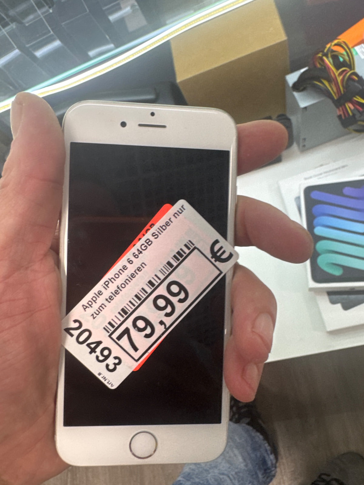 Apple iPhone 6 64GB Silber nur zum telefonieren