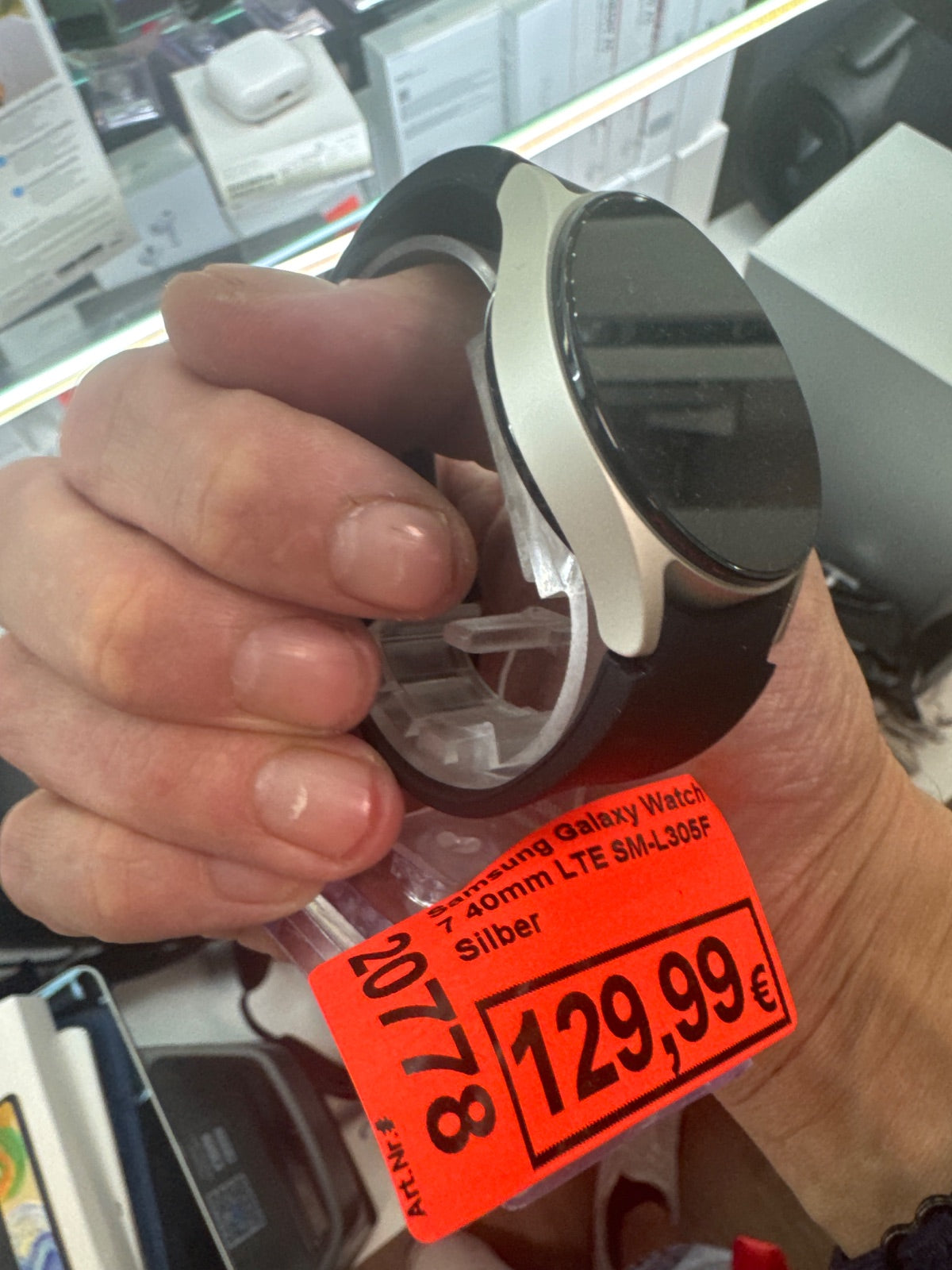 Samsung Galaxy Watch 7 40mm LTE SM-L305F Silber Zweitbild