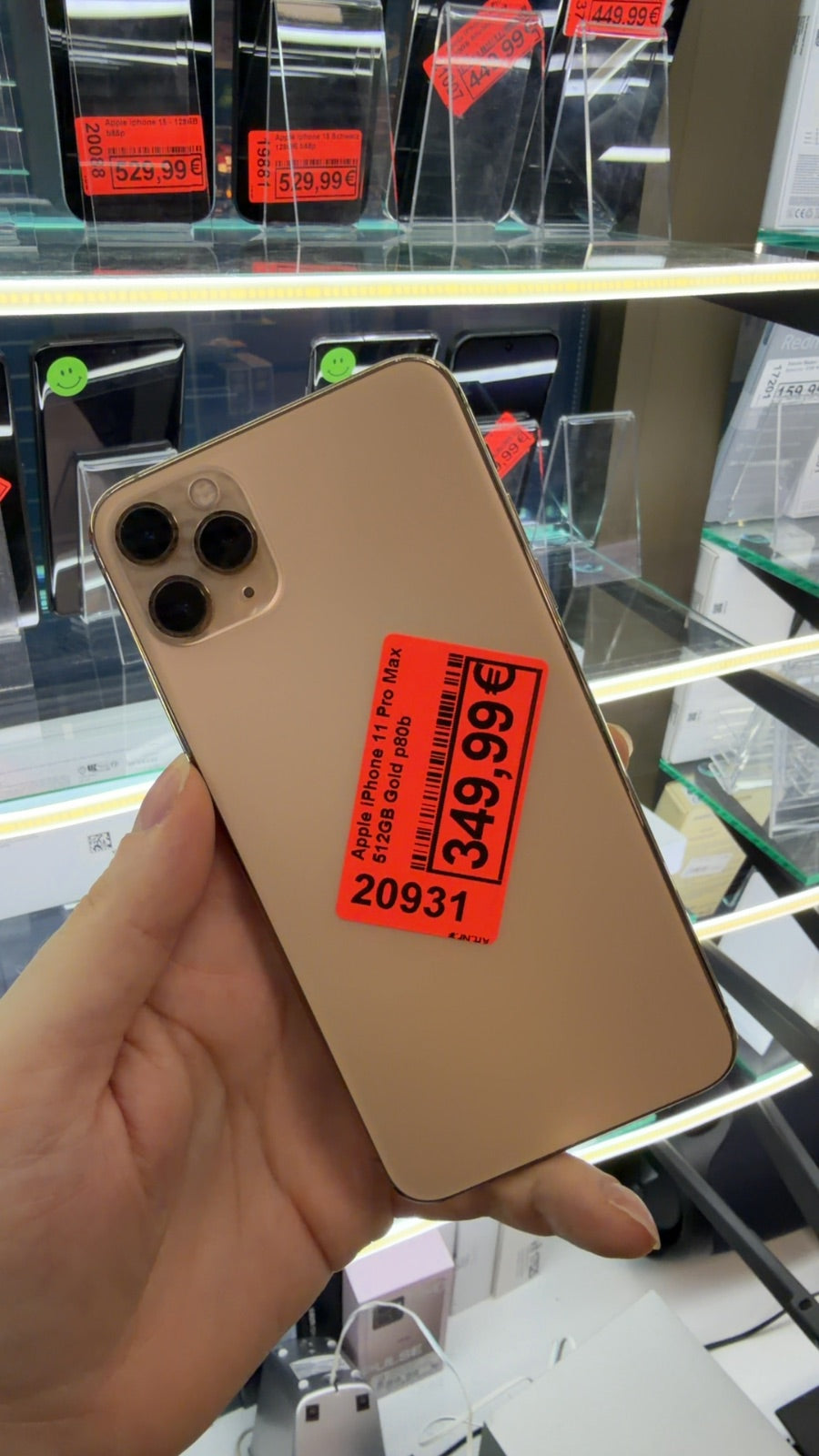 Apple iPhone 11 Pro Max 512GB Gold p80b