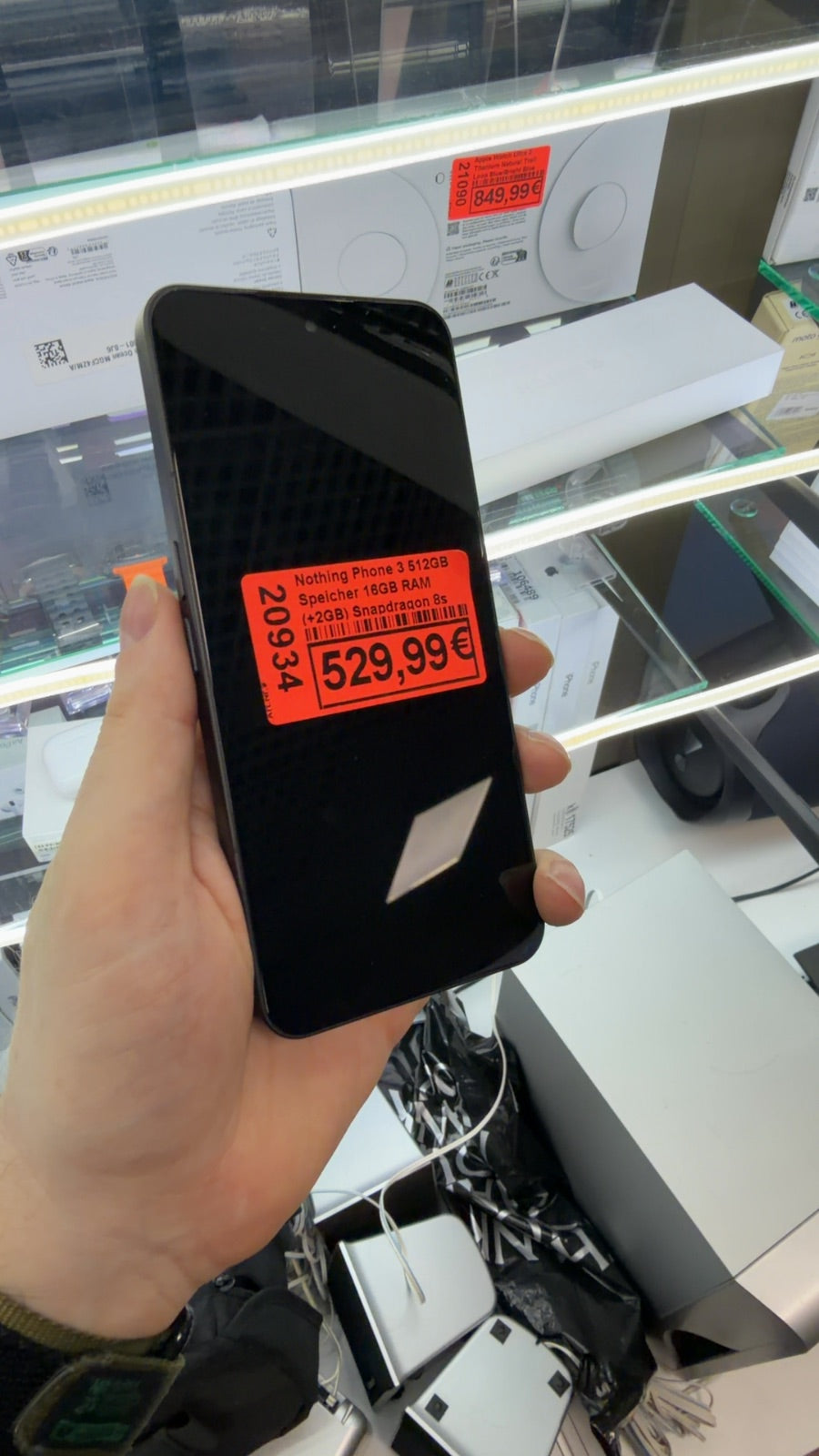 Nothing Phone 3 512GB Speicher 16GB RAM (+2GB) Snapdragon 8s Gen. 4