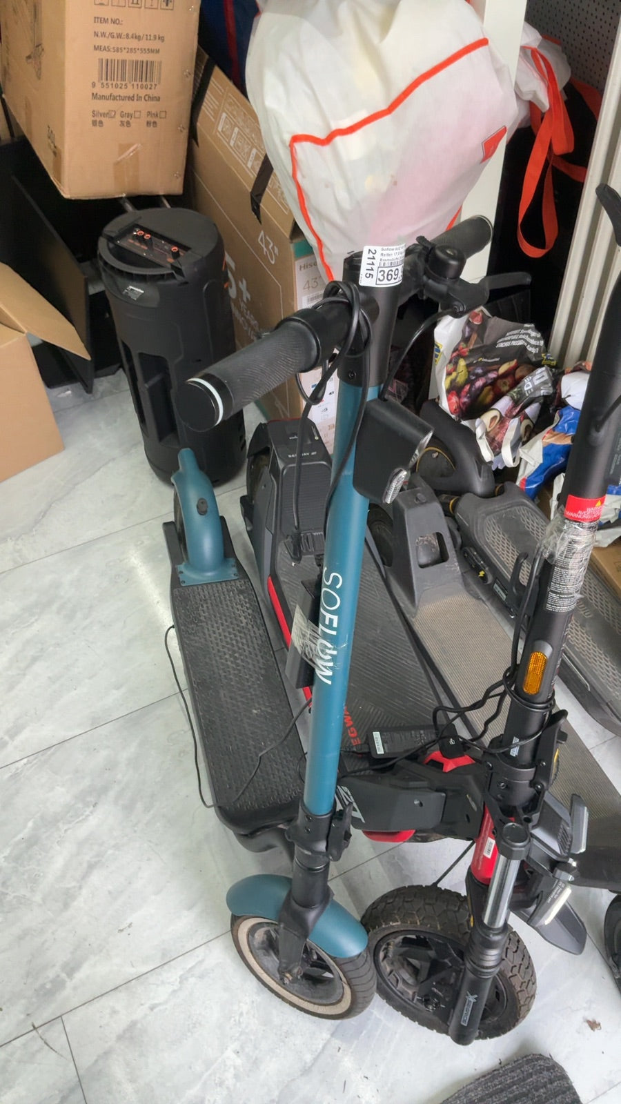 Soflow so2 Air Max 2023 10 Zoll Reifen 17,8 kg Gewicht Blinker Bremslicht 20 km/h Hauptbild