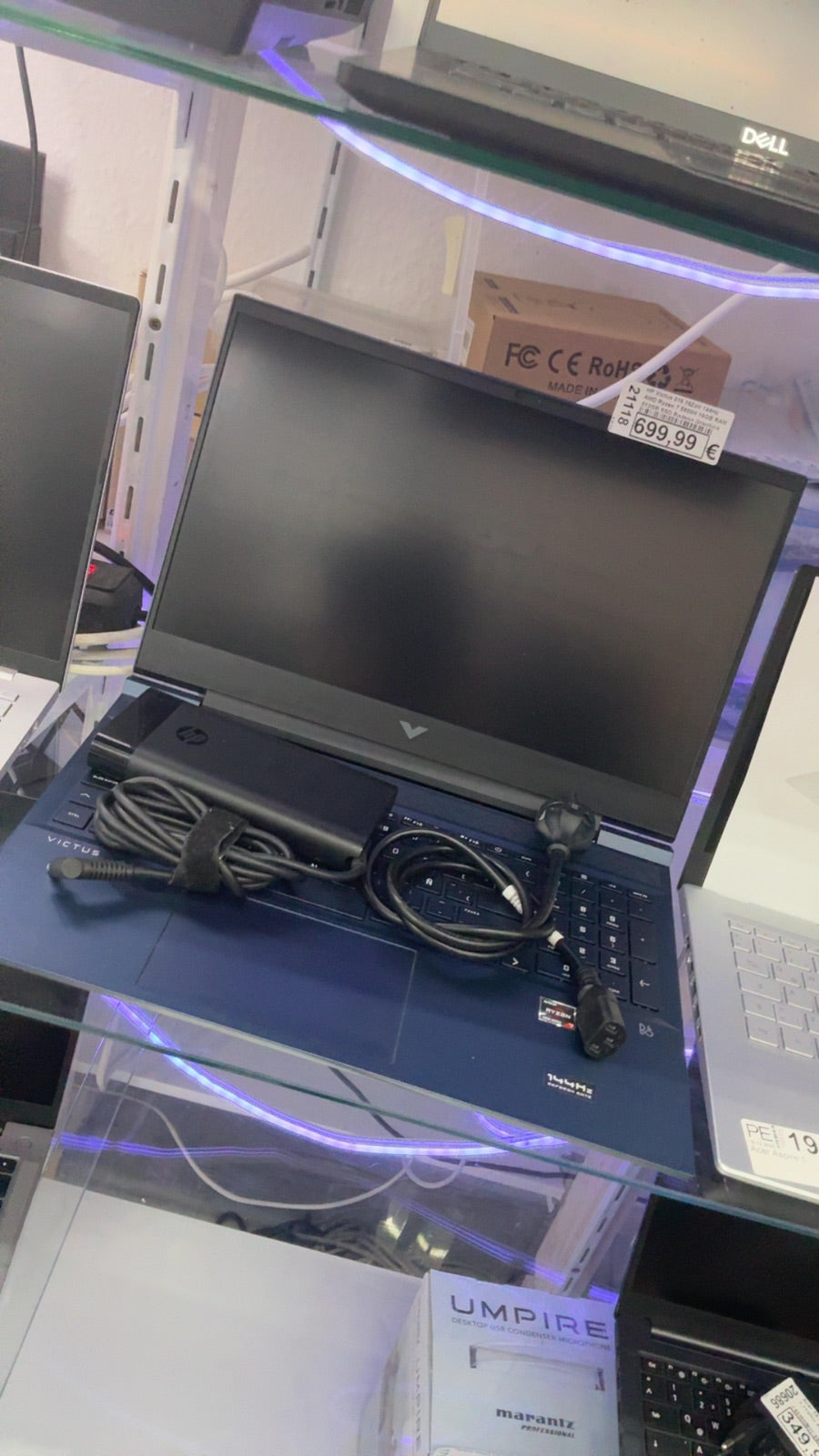 HP Victus 016 16Zoll 144Hz AMD Ryzen 7 5800H 16GB RAM 512GB SSD Radeon Graphics 4GB RAM