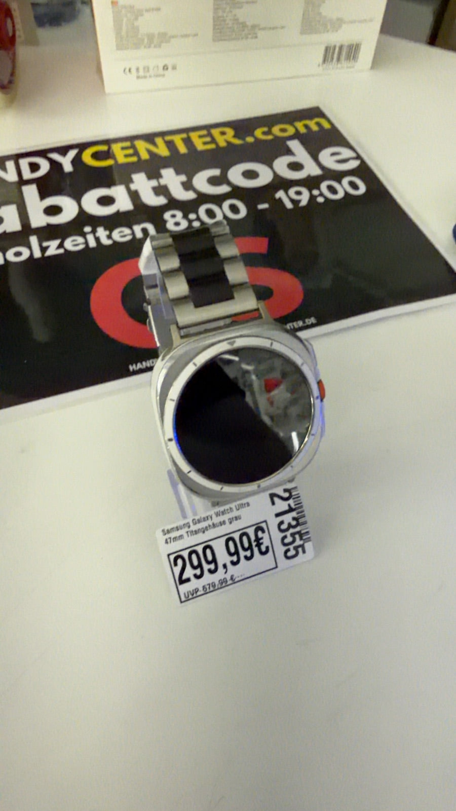 Samsung Galaxy Watch Ultra 47mm Titangehäuse grau Hauptbild